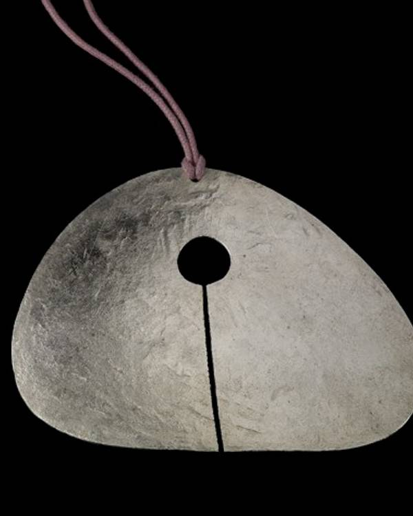 BERTOIA - Silver Gong Pendant