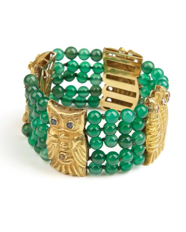AFRO - Gold Owlet Bracelet